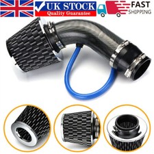 Car Cold Air Intake Filter Induction Pipe Kit Hose System Universal 3“76mm Black