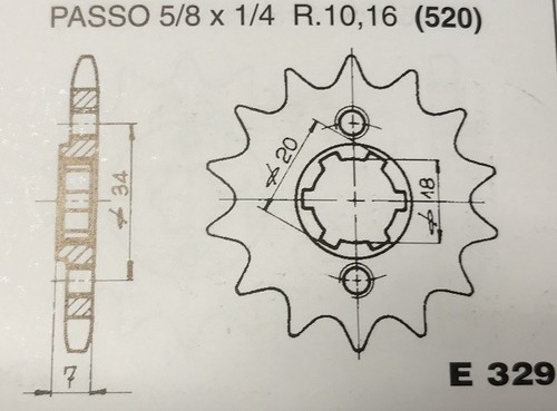 Front sprocket for - front, honda