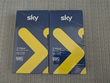 Sky E180 VHS Tapes X 2 Blank