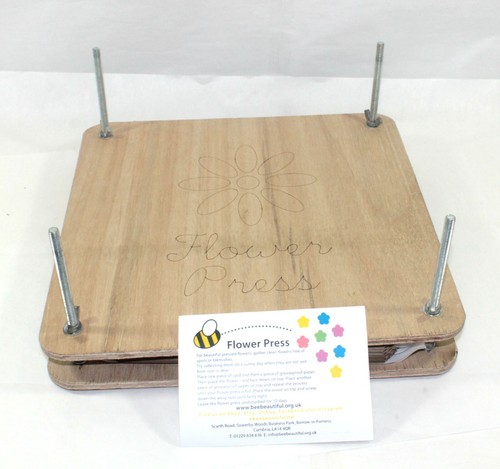 Wooden flower press - flower, 35cm