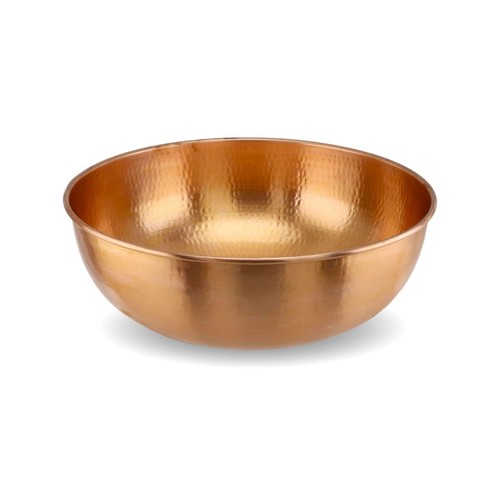 Handmade copper pedicure bowl - copper,