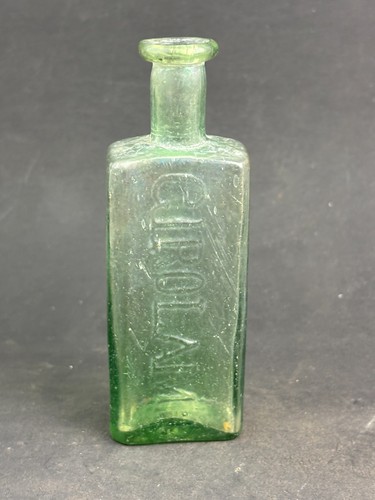 61623 old antique glass bottle - old,