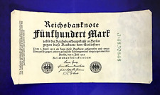1922 GERMANY - 500 MARKS (REICHSBANKNOTE) - VF - EZVIN