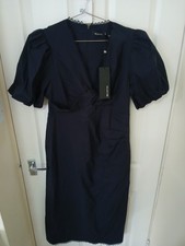 Mint Velvet Navy Puff Sleeve