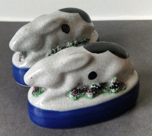 Pair old staffordshire - of,