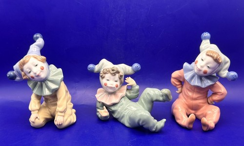 Nao lladro vintage jesters - by,
