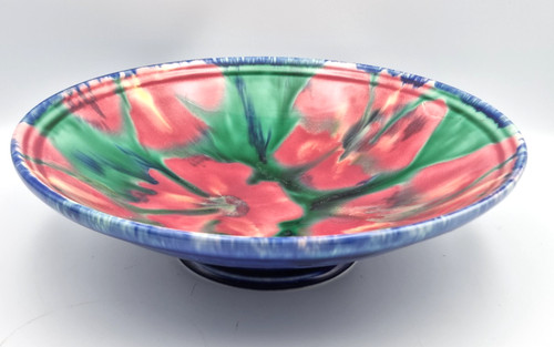 Poole pottery pedestal fruit - poole,