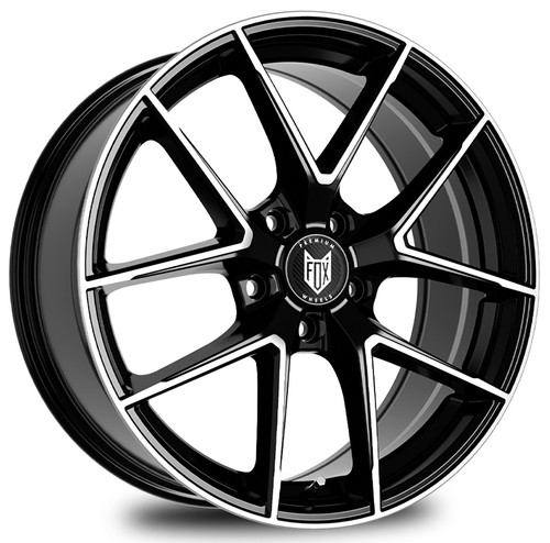 Alloy wheels fox fx5 - wheels, black