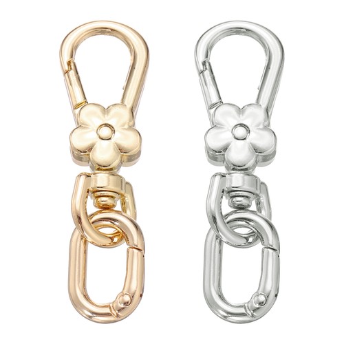 2pcs metal swivel lobster - metal,