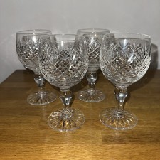 Set of 4 Galway Crystal Wine