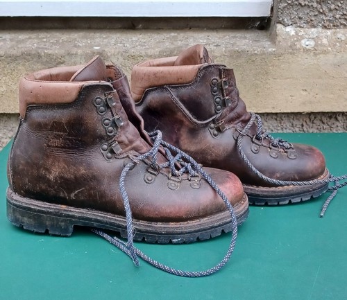 Zamberlan brown leather hiking - leather,