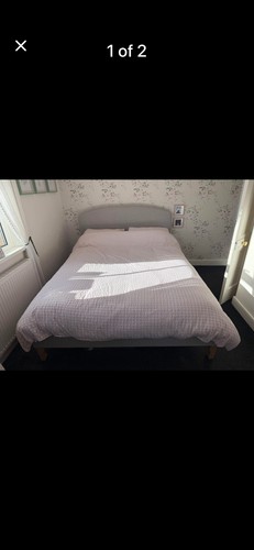 Habitat king size bed - size, frame