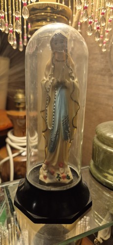 Vintage virgin mary plastic - virgin,