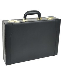 Faux Leather Attache Case