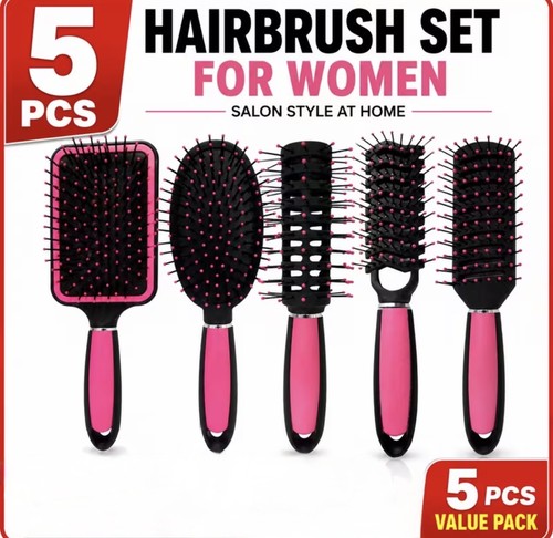 5pc professional hair brush - 5pc,