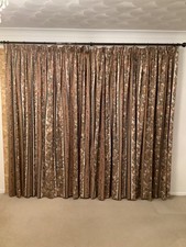 Large Curtains pencil pleat