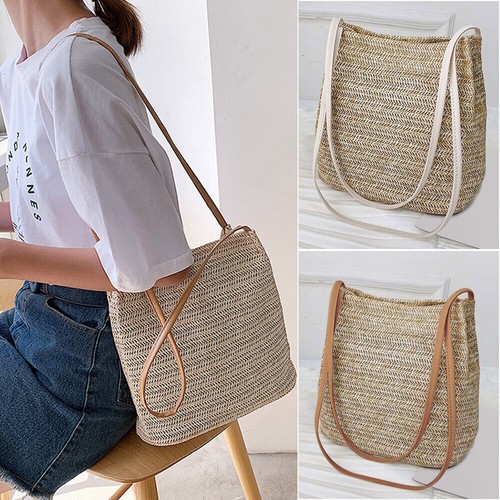 Lady summer straw bags - lady, rattan