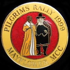 1999 Pilgrims Rally pin badge
