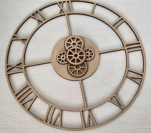 Skeleton roman mdf - wall, clock