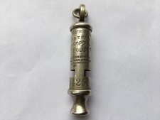 CWW1 ERA J.HUDSON&Co 244 BARR ST THE METROPOLITAN POLICE No04250 POLICE WHISTLE