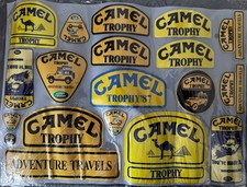 CAMEL TROPHY 87 LAND ROVER STICKER SET 15inches X 11inch Sticker Set LAND ROVER