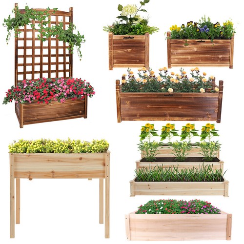 Large medium wooden garden - large,