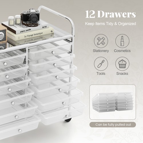 Multi drawer rolling cart - rolling,