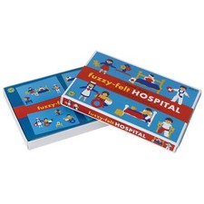 Traditional Classic Fuzzy Felt Retro Board - Hospital  100+ Pieces