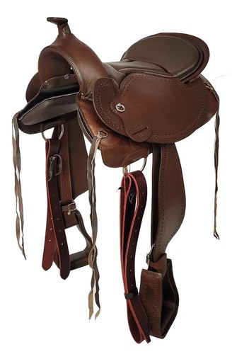 Western treeless saddle - treeless,