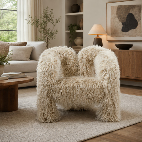 Ivory accent chair - accent, occasional