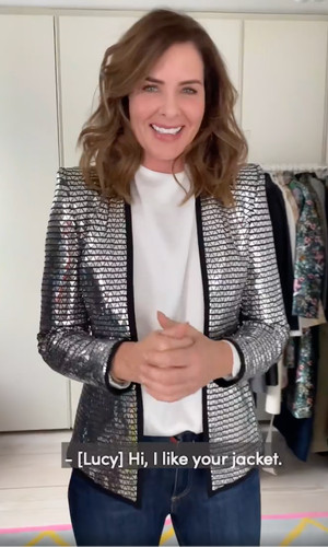 Zara trinny silver sequin - zara,