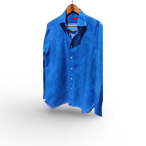 Isaia napoli navy - napoli, navy-blue