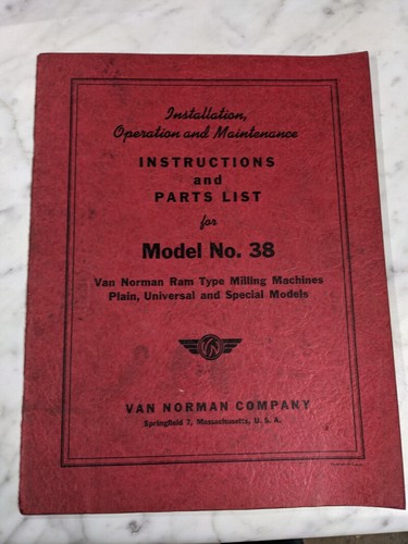 Van norman machine model - norman,