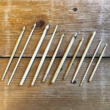 Vintage Carved Crochet Tools Assorted A