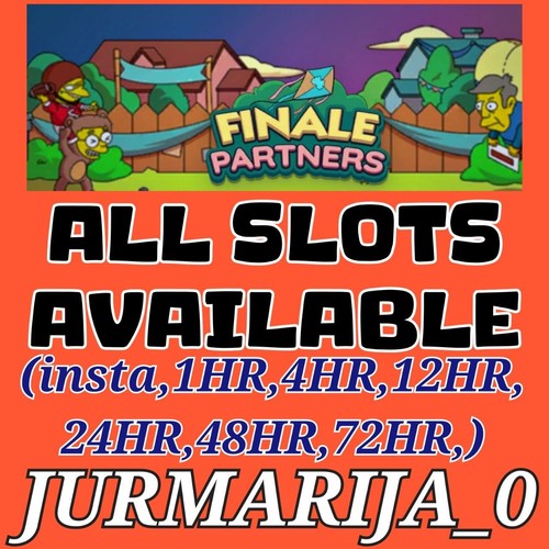 Partner slots finale - x,