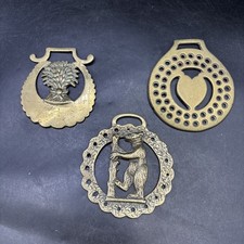 Horse Brass x 3 Old English