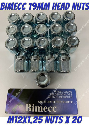 Alloy wheel bimecc nuts - alloy,