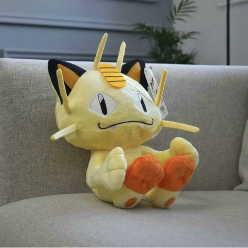 Pokemon meowth plush soft - meowth,