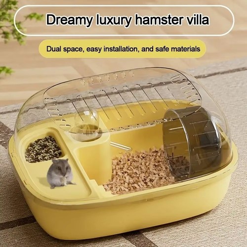 Plastic hamster cage openable - plastic,