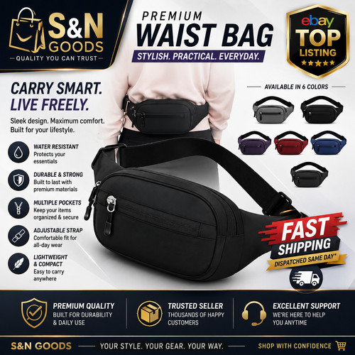 Waist bum bag unisex - bag,
