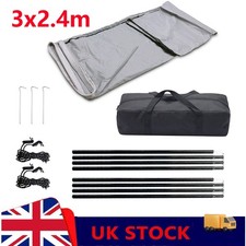 3x2.4m SUNNCAMP SUNNSHIELD SUN CANOPY UNIVERSAL AWNING FOR CARAVAN CAMPING