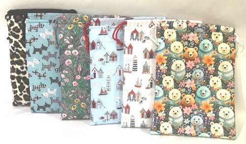 Handmade drawstring toiletry - drawstring,