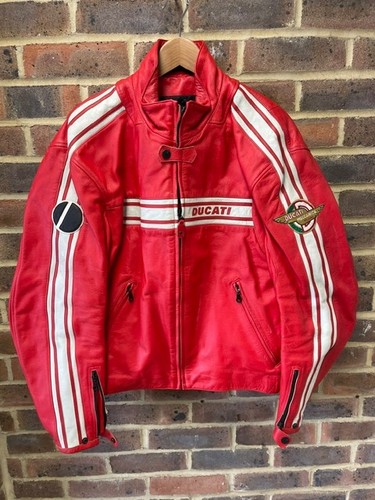 Used red leather ducati - red,