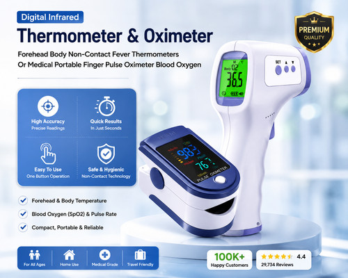 Digital thermometer infrared - digital,