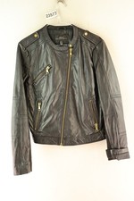 MANGO Black Leather Biker