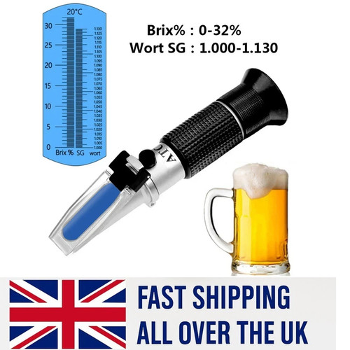 Portable atc refractometer - atc,