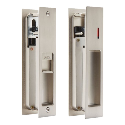 Sliding door lock set with - sliding,