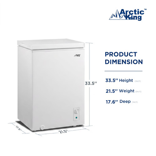 Arctic king cu ft - king,