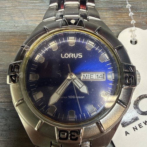 Vintage lorus mens 100m water - lorus,