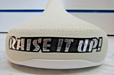 SE FLYER SEAT raise it up  bmx cruiser  Saddle white bike seat bottle opener